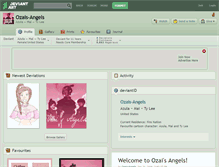 Tablet Screenshot of ozais-angels.deviantart.com