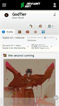 Mobile Screenshot of godtier.deviantart.com
