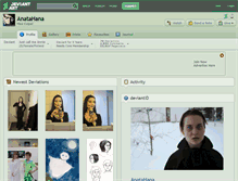 Tablet Screenshot of anatahana.deviantart.com