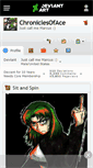 Mobile Screenshot of chroniclesoface.deviantart.com