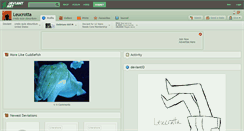 Desktop Screenshot of leucrotta.deviantart.com
