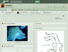 Tablet Screenshot of leucrotta.deviantart.com