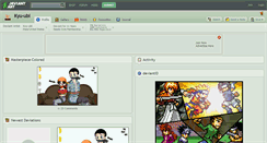 Desktop Screenshot of kyu-ubi.deviantart.com