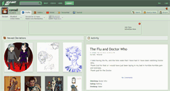 Desktop Screenshot of coreail.deviantart.com