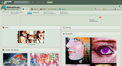 Desktop Screenshot of draio-princess.deviantart.com