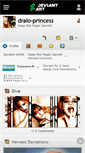 Mobile Screenshot of draio-princess.deviantart.com