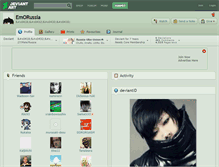 Tablet Screenshot of emorussia.deviantart.com