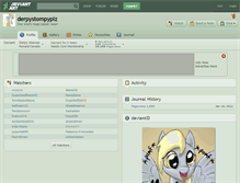 Tablet Screenshot of derpystompyplz.deviantart.com