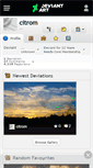 Mobile Screenshot of citrom.deviantart.com