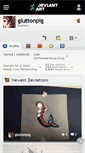 Mobile Screenshot of gluttonpig.deviantart.com