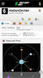 Mobile Screenshot of miadarkdecider.deviantart.com