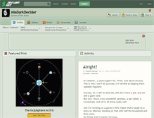Tablet Screenshot of miadarkdecider.deviantart.com