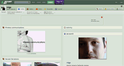 Desktop Screenshot of miga.deviantart.com