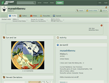 Tablet Screenshot of munashiibennu.deviantart.com