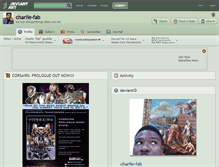 Tablet Screenshot of charlie-fab.deviantart.com