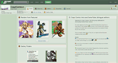 Desktop Screenshot of coquicomics.deviantart.com