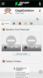 Mobile Screenshot of coquicomics.deviantart.com