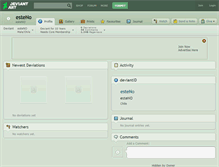 Tablet Screenshot of esteno.deviantart.com