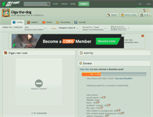 Tablet Screenshot of giga-the-dog.deviantart.com