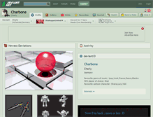 Tablet Screenshot of charbone.deviantart.com