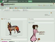 Tablet Screenshot of beautifulmind2011.deviantart.com