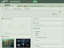 Tablet Screenshot of jasuten.deviantart.com