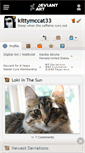 Mobile Screenshot of kittymccat33.deviantart.com
