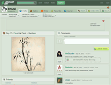 Tablet Screenshot of bmurai.deviantart.com