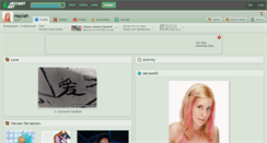 Desktop Screenshot of maylah.deviantart.com