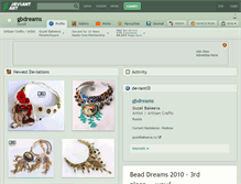 Tablet Screenshot of gbdreams.deviantart.com