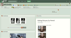 Desktop Screenshot of paint-brushes.deviantart.com