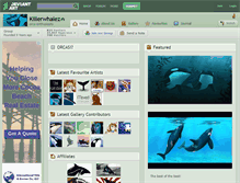 Tablet Screenshot of killerwhalez.deviantart.com