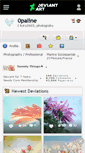 Mobile Screenshot of 0paline.deviantart.com