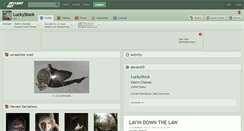 Desktop Screenshot of luckystock.deviantart.com