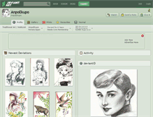 Tablet Screenshot of anpoekupo.deviantart.com