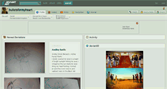 Desktop Screenshot of bulletsformyheart.deviantart.com