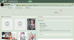 Desktop Screenshot of elfen-lied.deviantart.com