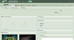 Desktop Screenshot of elmoras.deviantart.com