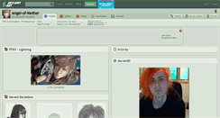 Desktop Screenshot of angel-of-nether.deviantart.com