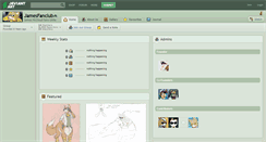 Desktop Screenshot of jamesfanclub.deviantart.com