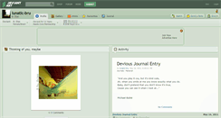 Desktop Screenshot of lunatic-bru.deviantart.com