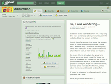 Tablet Screenshot of chibiformers.deviantart.com