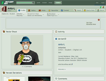 Tablet Screenshot of anto-l.deviantart.com