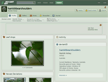 Tablet Screenshot of hamishbearshoulders.deviantart.com