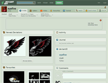 Tablet Screenshot of eyefive.deviantart.com