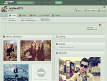 Tablet Screenshot of christian0323.deviantart.com