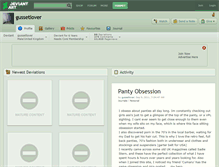 Tablet Screenshot of gussetlover.deviantart.com
