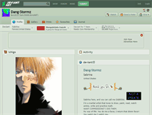 Tablet Screenshot of dang-stormz.deviantart.com