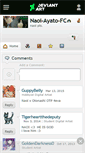 Mobile Screenshot of naoi-ayato-fc.deviantart.com