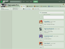 Tablet Screenshot of naoi-ayato-fc.deviantart.com